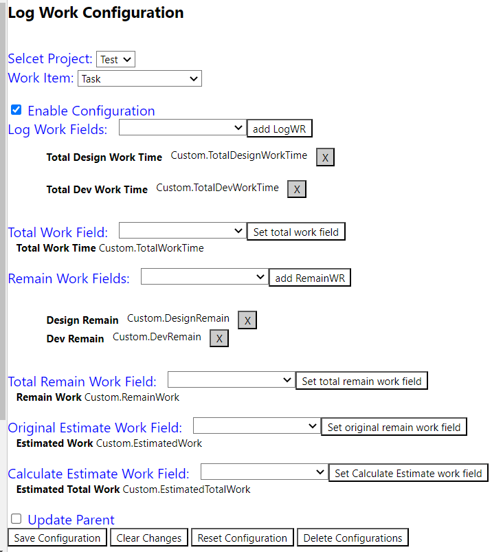 Layout Customization