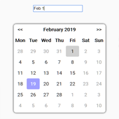 Rich Date Field Control